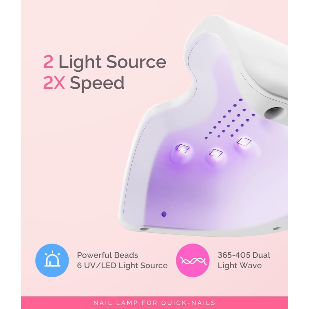 Ультрафіолетова LED лампа для нігтів MelodySusie 6 Вт 