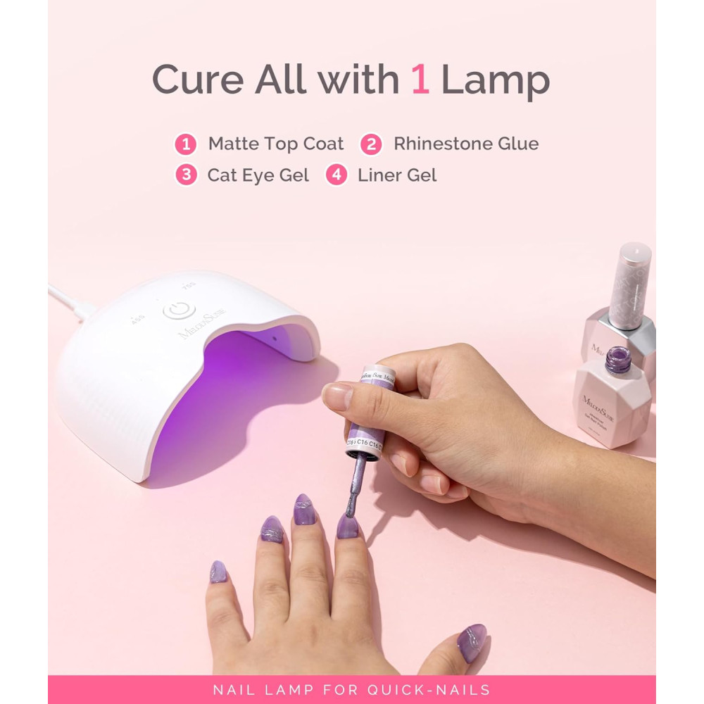 Ультрафіолетова LED лампа для нігтів MelodySusie 6 Вт 