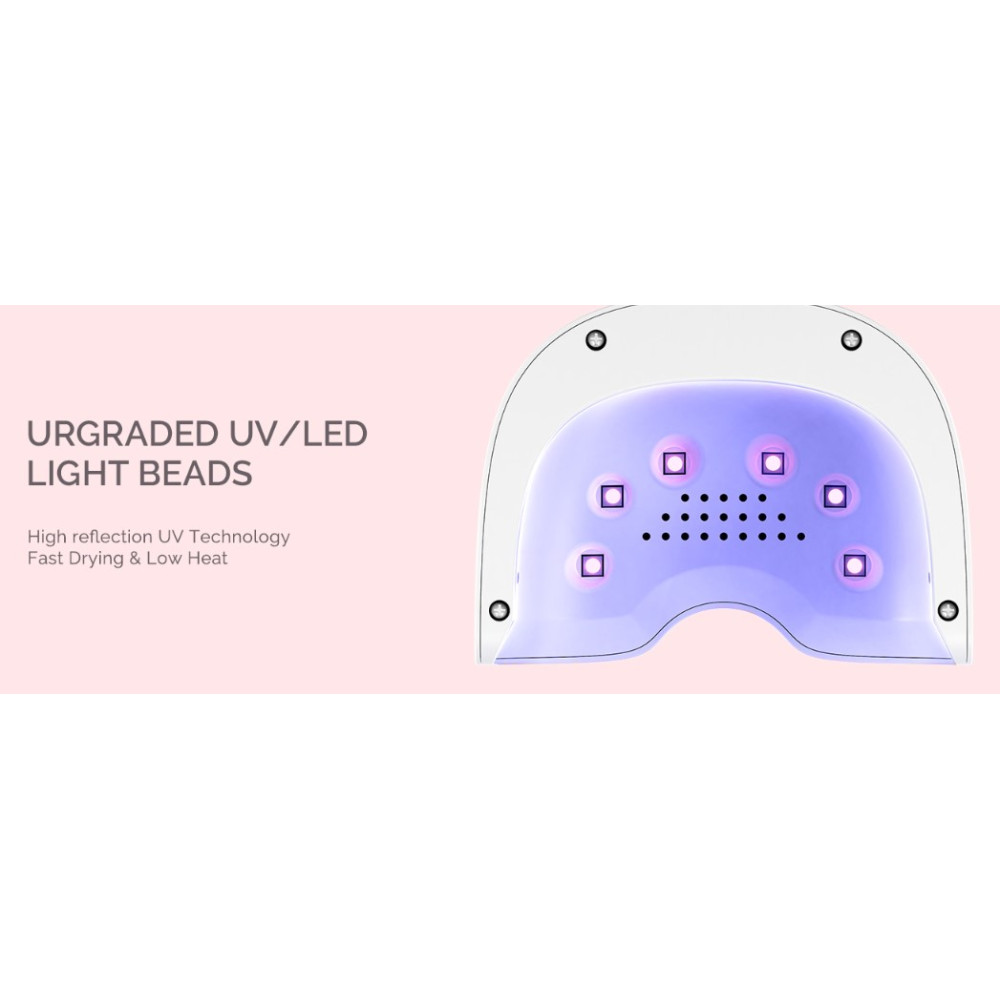 Ультрафіолетова LED лампа для нігтів MelodySusie 6 Вт 