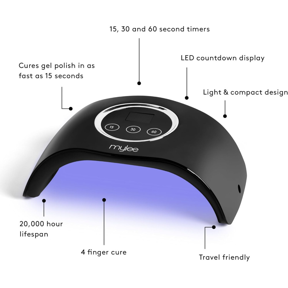 Ультрафиолетовая LED лампа для ногтей MYLEE 12W 