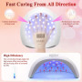 UV LED Лампа для ногтей NAILGIRLS 150 Вт с 4 таймерами и авто сенсором