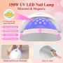 UV LED Лампа для ногтей NAILGIRLS 150 Вт с 4 таймерами и авто сенсором