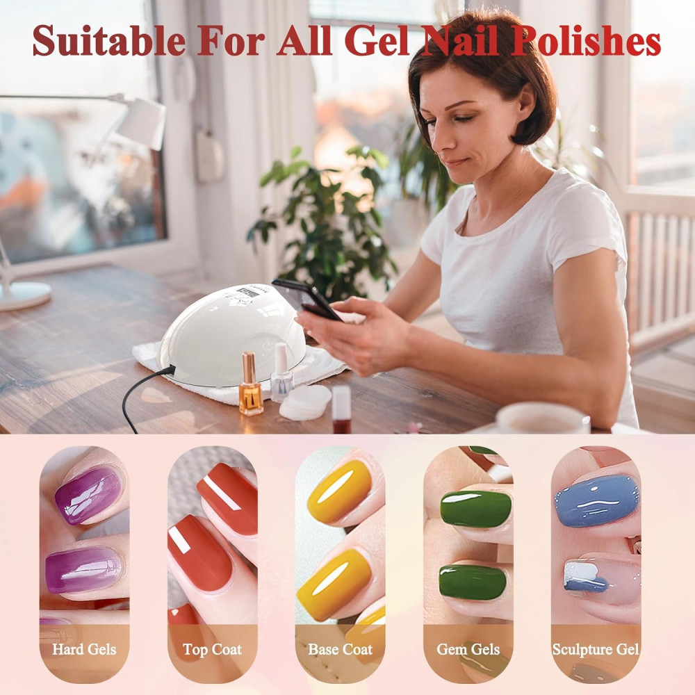 UV LED Лампа для ногтей NAILGIRLS 150 Вт с 4 таймерами и авто сенсором