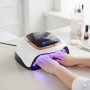 UV LED лампа для ногтей GREMART 168W с сенсором, LCD дисплеем и таймерами