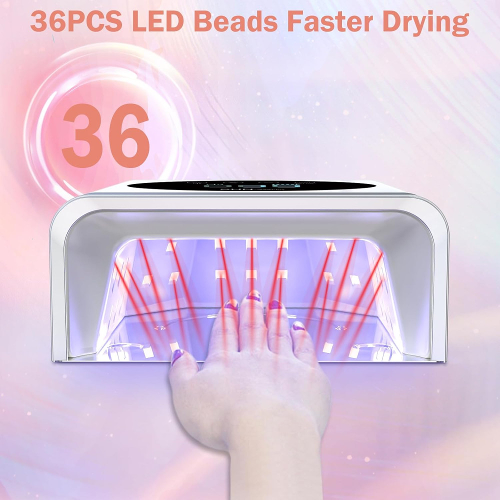  UV LED лампа для ногтей NAILGIRLS 150Wс дисплеем и таймером