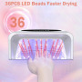  UV LED лампа для ногтей NAILGIRLS 150Wс дисплеем и таймером