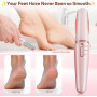 Электрическая пемза для ног Nuve Smooth Pedicure Wand с 2 роликами