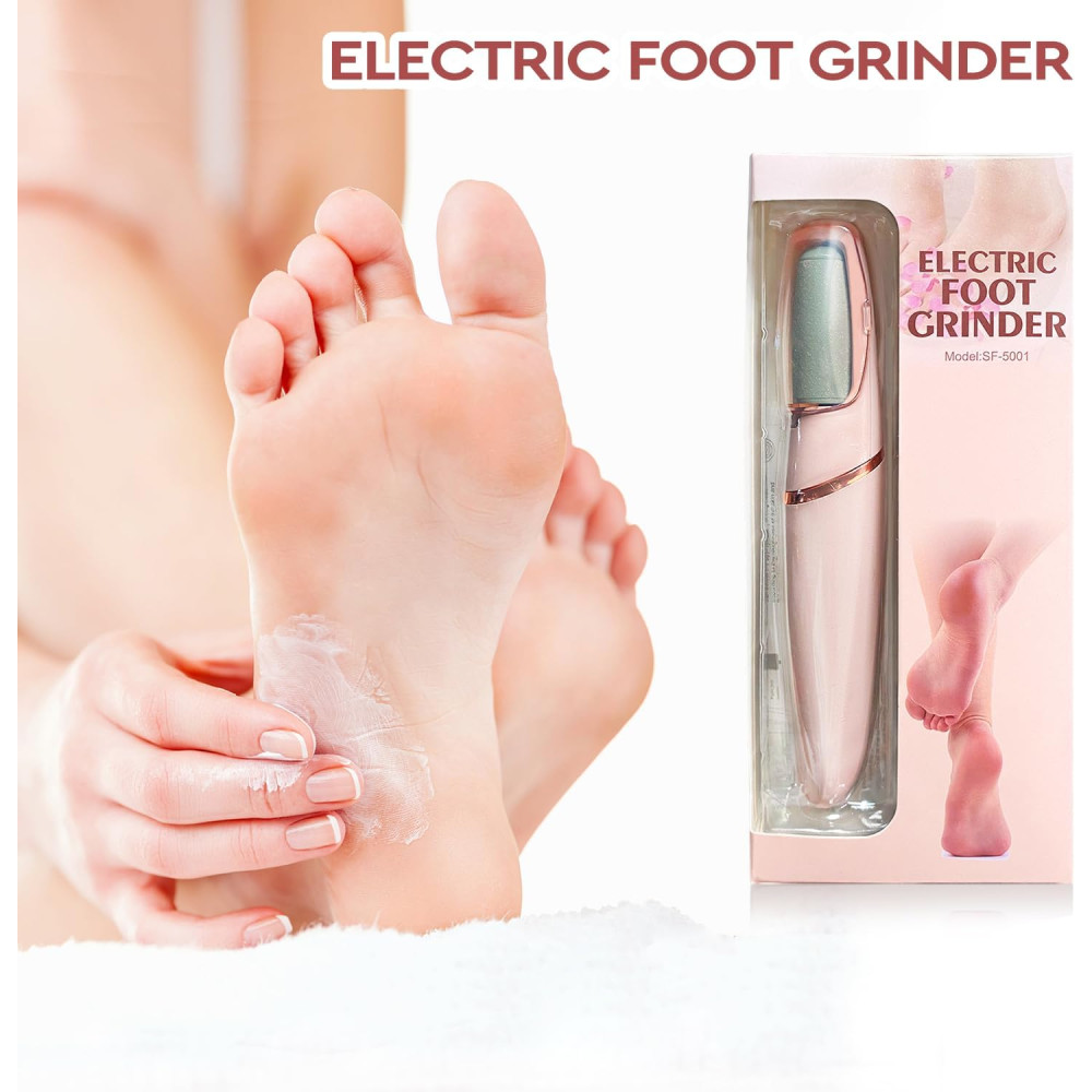 Электрическая пемза для ног Nuve Smooth Pedicure Wand с 2 роликами