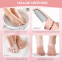Электрическая пемза для ног Nuve Smooth Pedicure Wand с 2 роликами