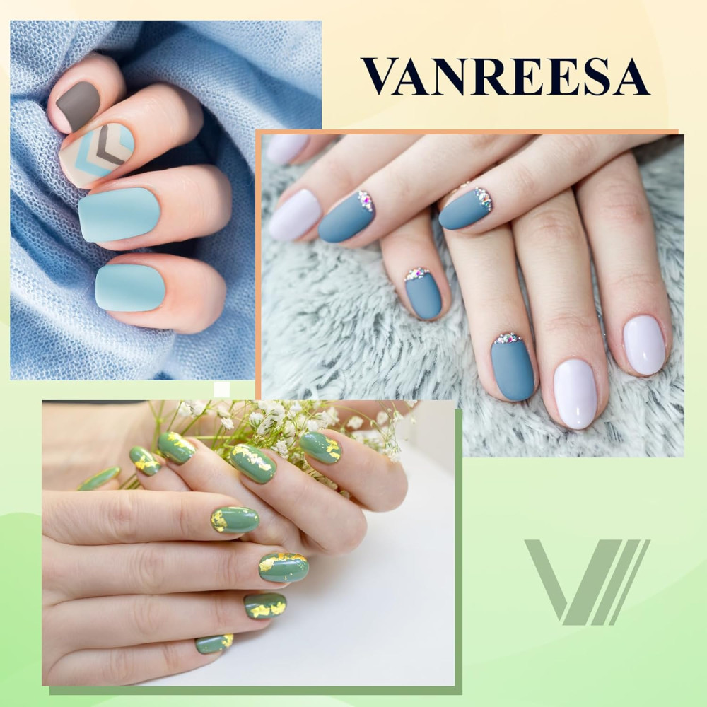 Набір для нарощування нігтів VANREESA, 15 кольорів, УФ-лампа+основні інструменти
