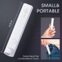 Ультрафиолетовая мини лампа для ногтей mlogiroa 3W с USB зарядкой и аккумулятором 180 мАч