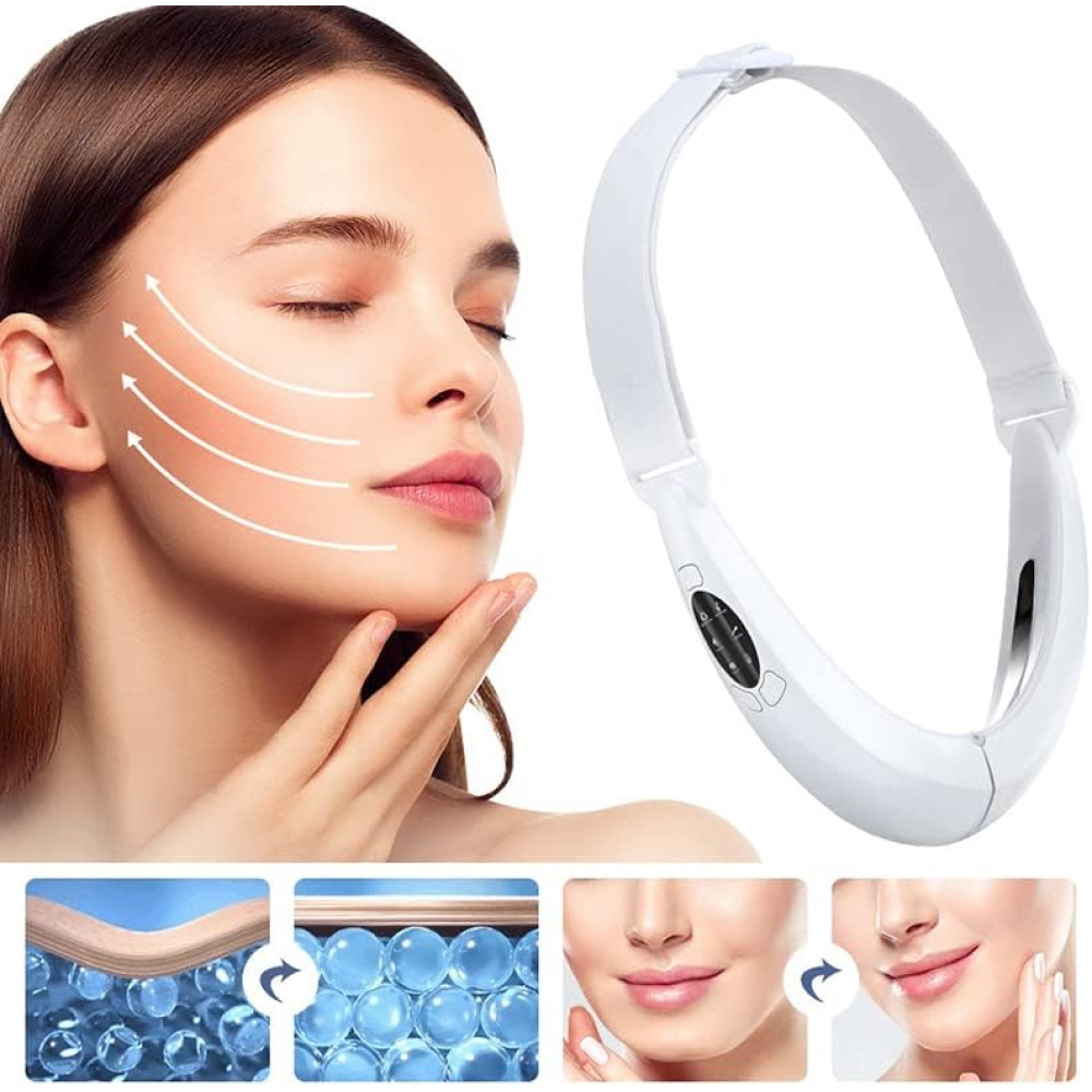 Электрический массажер V Face с EMS микротоком и фототерапией