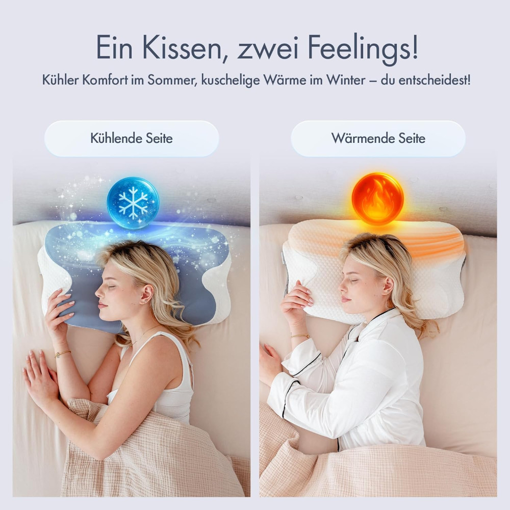 Ортопедическая подушка для шеи Knoop Home & Living с эффектом памяти