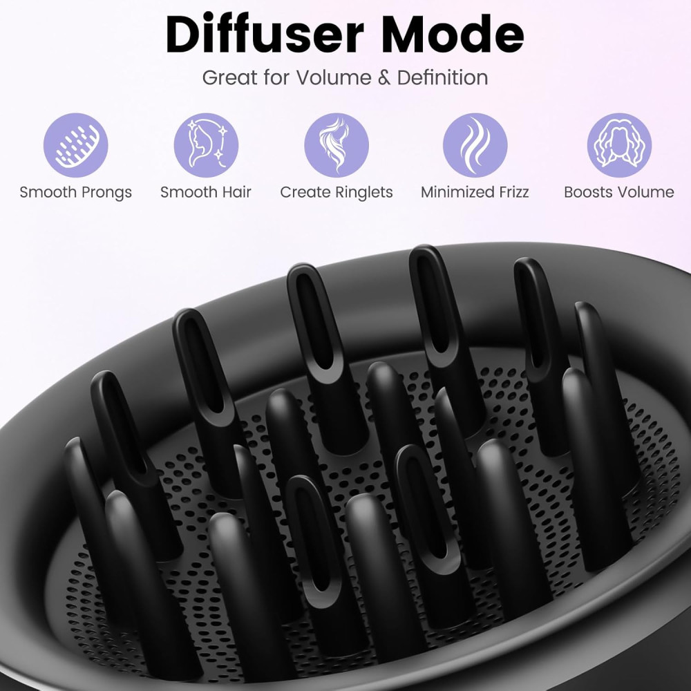 Насадка диффузор для Dyson Airwrap с 2 режимами воздушного потока для локонов