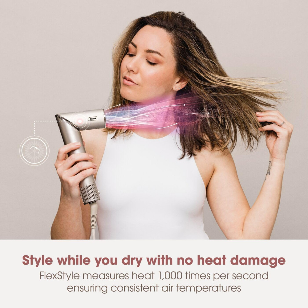 Фен мультистайлер для волосся Shark FlexStyle HD446SLUK 1650 Вт 6 насадок