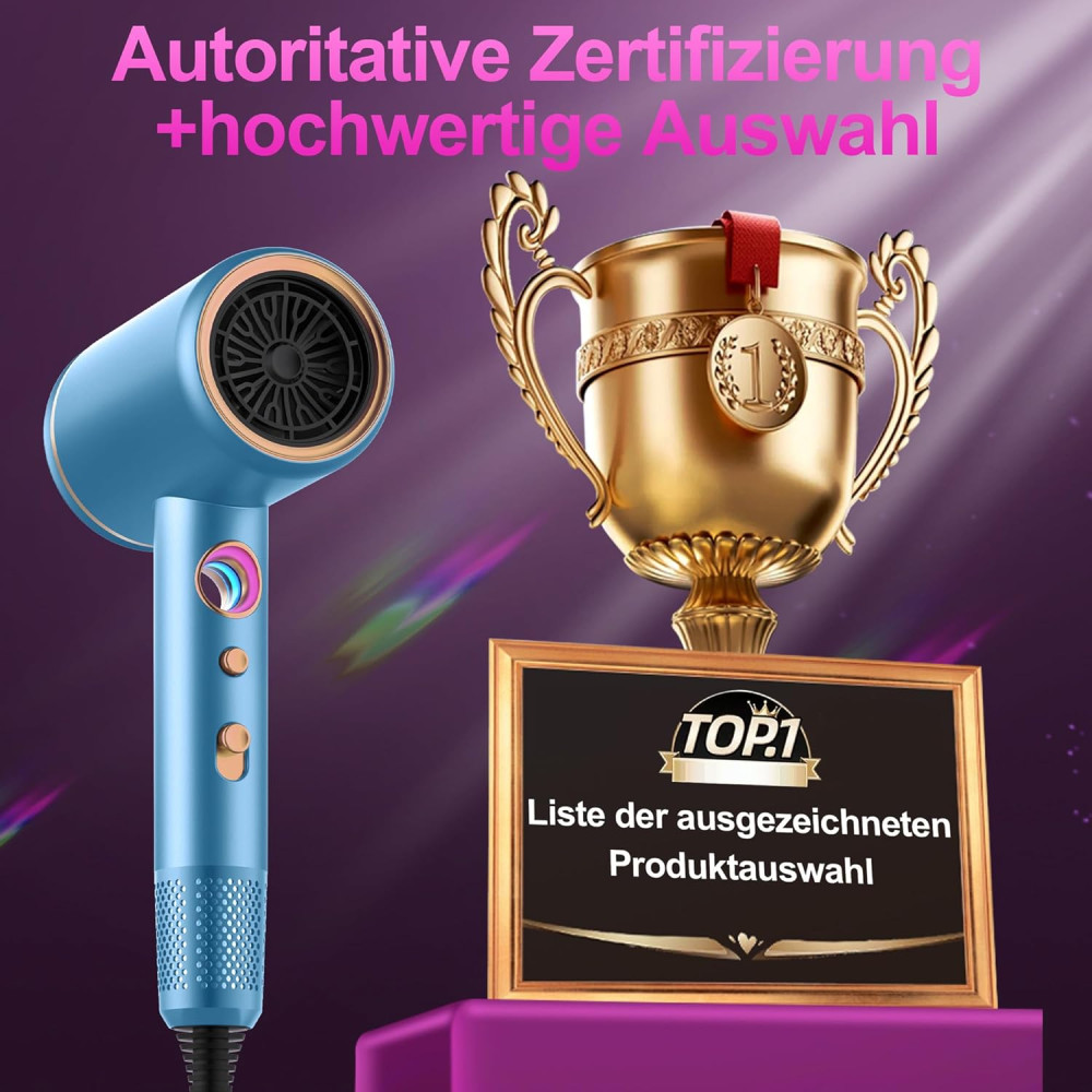 Профессиональный фен для волос Tisoutec 2400 W с ионизацией и AC мотором