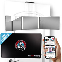 Зеркало для стрижки 3в1 LIPFISBARBERSHOP трехстороннее с LED подсветкой