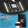 Зеркало для стрижки 3в1 LIPFISBARBERSHOP трехстороннее с LED подсветкой