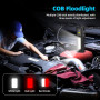 Фонарь DARKBEAM Dual UV 365 нм и 395 нм, черный, перезаряжаемый, питание от аккумулятора