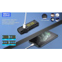 Фонарь DARKBEAM Dual UV 365 нм и 395 нм, черный, перезаряжаемый, питание от аккумулятора