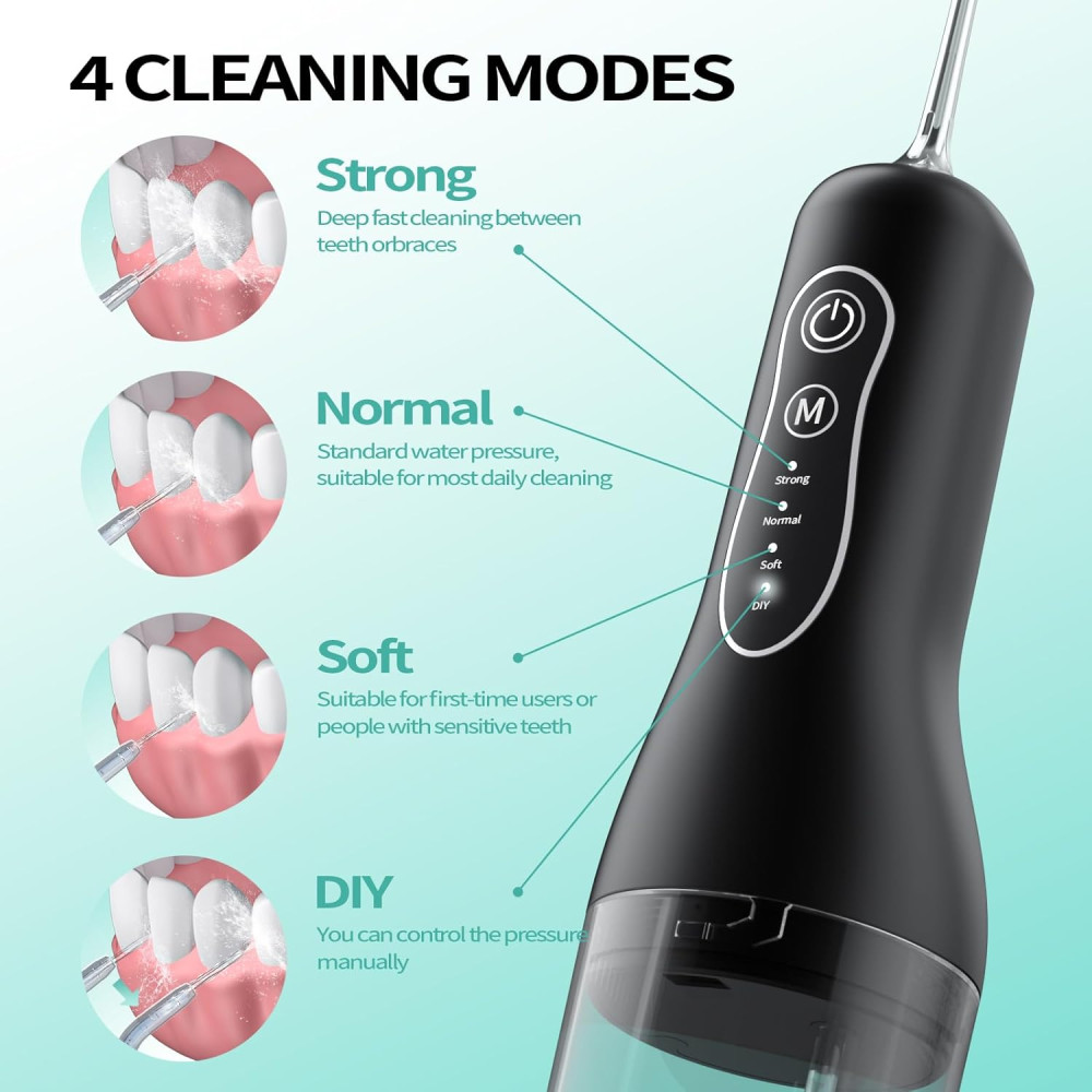 Портативный ирригатор для полости рта OasiSmile L5 260 мл аккумуляторный IPX7