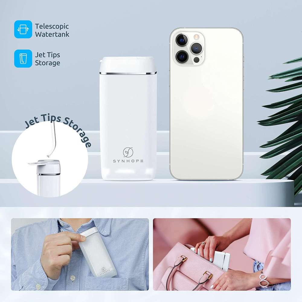 Іригатор для зубів SYNHOPE M6plus портативний 3 режими IPX7