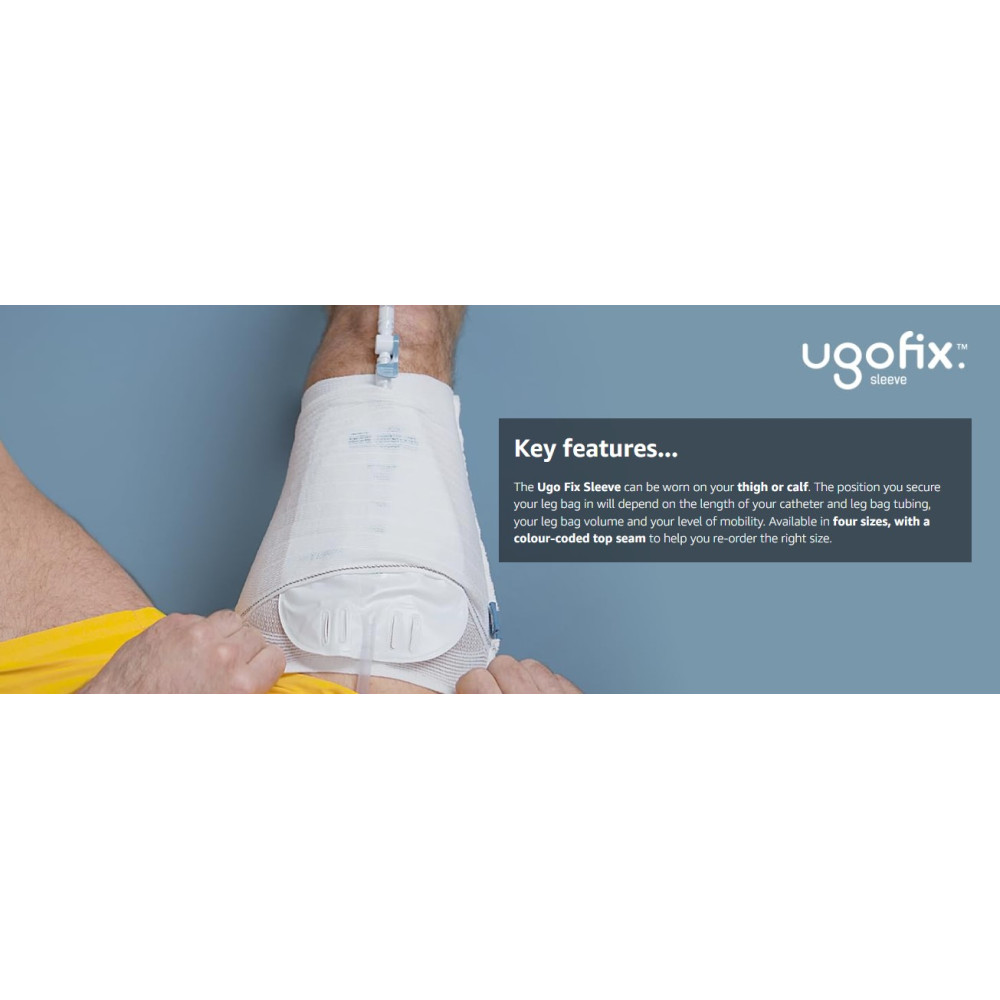 Тримач для катетерного мішка на ногу Ugo Fix Sleeve 4 шт