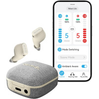 Слуховой аппарат Cearvol Bluetooth с AI шумоподавлением и зарядным кейсом