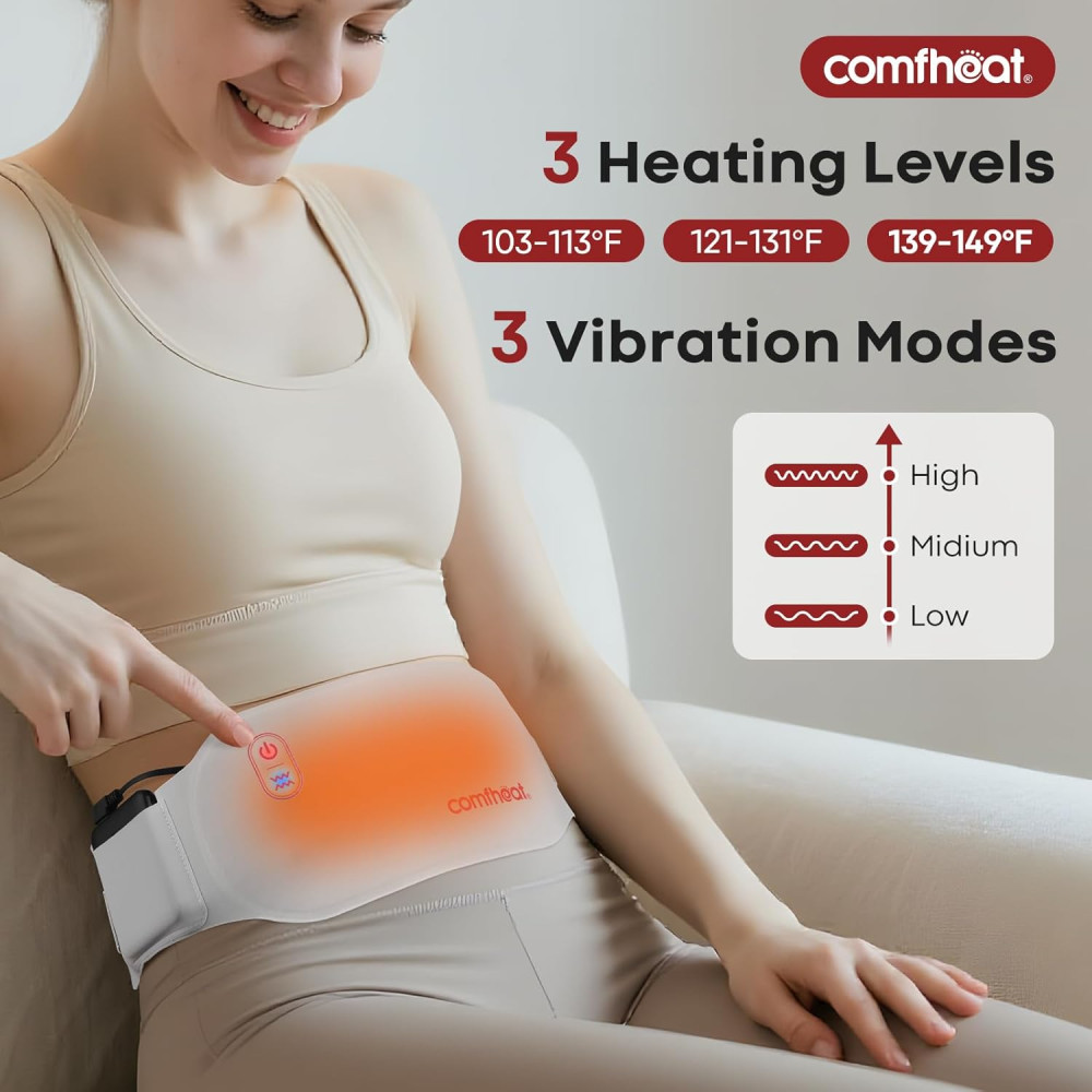 Портативный нагревательный пояс Comfheat для уменьшения боли с павер банком 5000мАh