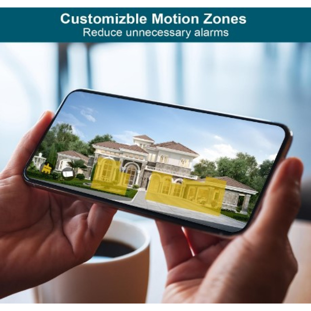 Беспроводной видеодомофон Ankway 2,4 ГГц с Wi-Fi и камерой - 2K FHD