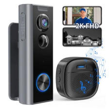 Беспроводной видеодомофон Ankway 2,4 ГГц с Wi-Fi и камерой - 2K FHD