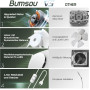 Вентилятор для ванной BUMSOU 100 мм та 28 дБ с регулятором