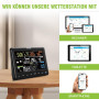 Профессиональная метеостанция Sainlogic с WLAN Wi-Fi 7-в-1 с цветным дисплеем
