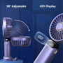 Портативный вентилятор Handheld Fan N15 с цифровым дисплеем