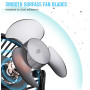 Мини вентилятор HONYIN USB Clip Fan 2в1 с 3 скоростями и 720° поворот