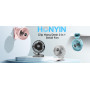 Мини вентилятор HONYIN USB Clip Fan 2в1 с 3 скоростями и 720° поворот