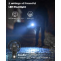 Ручной вентилятор EasyAcc 3в1 5000mAh LED дисплей 5 скоростей
