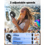 Портативный складной мини вентилятор 180° 3 скорости EasyAcc 2600mAh