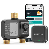 Розумний WiFi таймер Unistyle для автоматичного поливу на 2 зони 