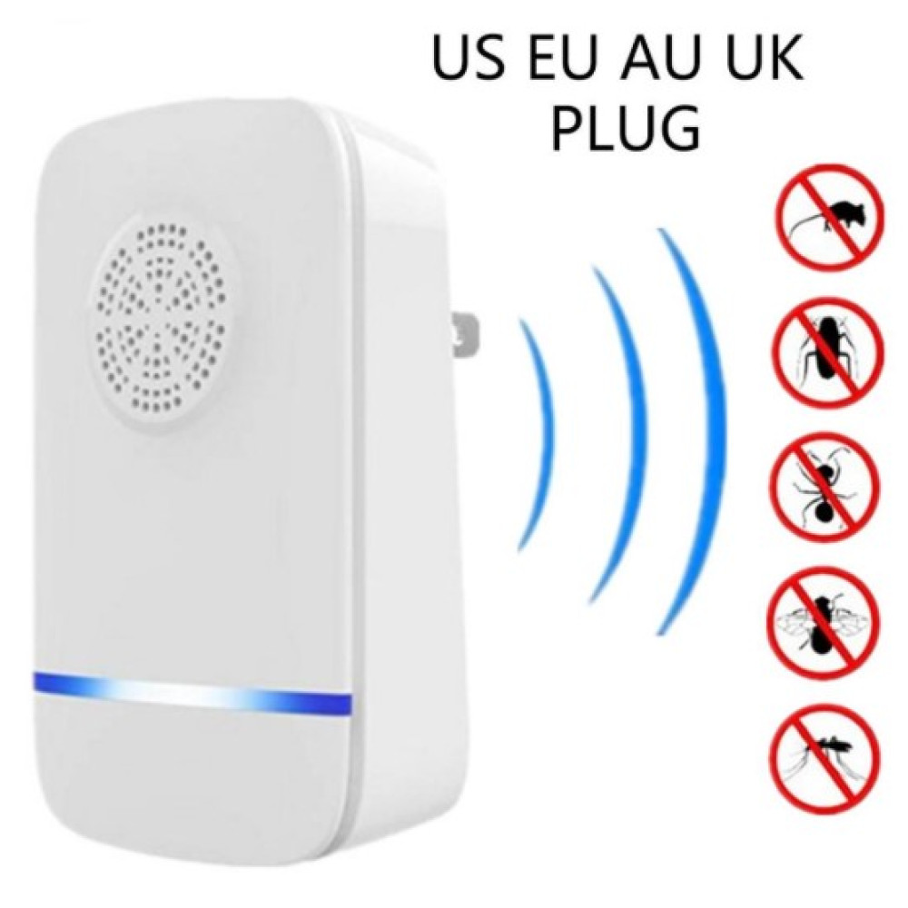Электронный отпугиватель насекомых и грызунов для дома Ultrasonic Pest Repeller