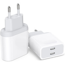 Зарядний пристрій Wallgong yc-630cc25 USB C, 2 шт. для iPhone 15 Pro/Pro Max/Plus 14/13/12/11, iPad