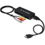 Преобразователь RCA в HDMI, AV в HDMI, мини-адаптер композитного сигнала 1080P в HDMI, поддержка PAL/NTSC 
