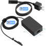 Блок питания Ptioatns для ноутбуков и планшетов Microsoft 15V 4A 65W (6pin) +5V 1A USB (вилка EU)