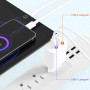 Зарядное устройство GEJIN для мобильных телефонов, 2-портовое, быстрое, для iPhone с USB-C и USB-A