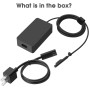 Блок питания Ptioatns для ноутбуков и планшетов Microsoft 15V 4A 65W (6pin) +5V 1A USB (вилка EU)