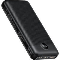 VEGER Power Bank Повербанк 27000 мАч 20 Вт быстрая зарядка, USB C, PD&QC 3.0