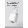Зарядний пристрій Wallgong yc-630cc25 USB C, 2 шт. для iPhone 15 Pro/Pro Max/Plus 14/13/12/11, iPad