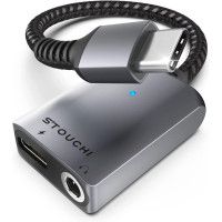 Адаптер Stouchi USB C на 3 5 мм і Type C 2в1 