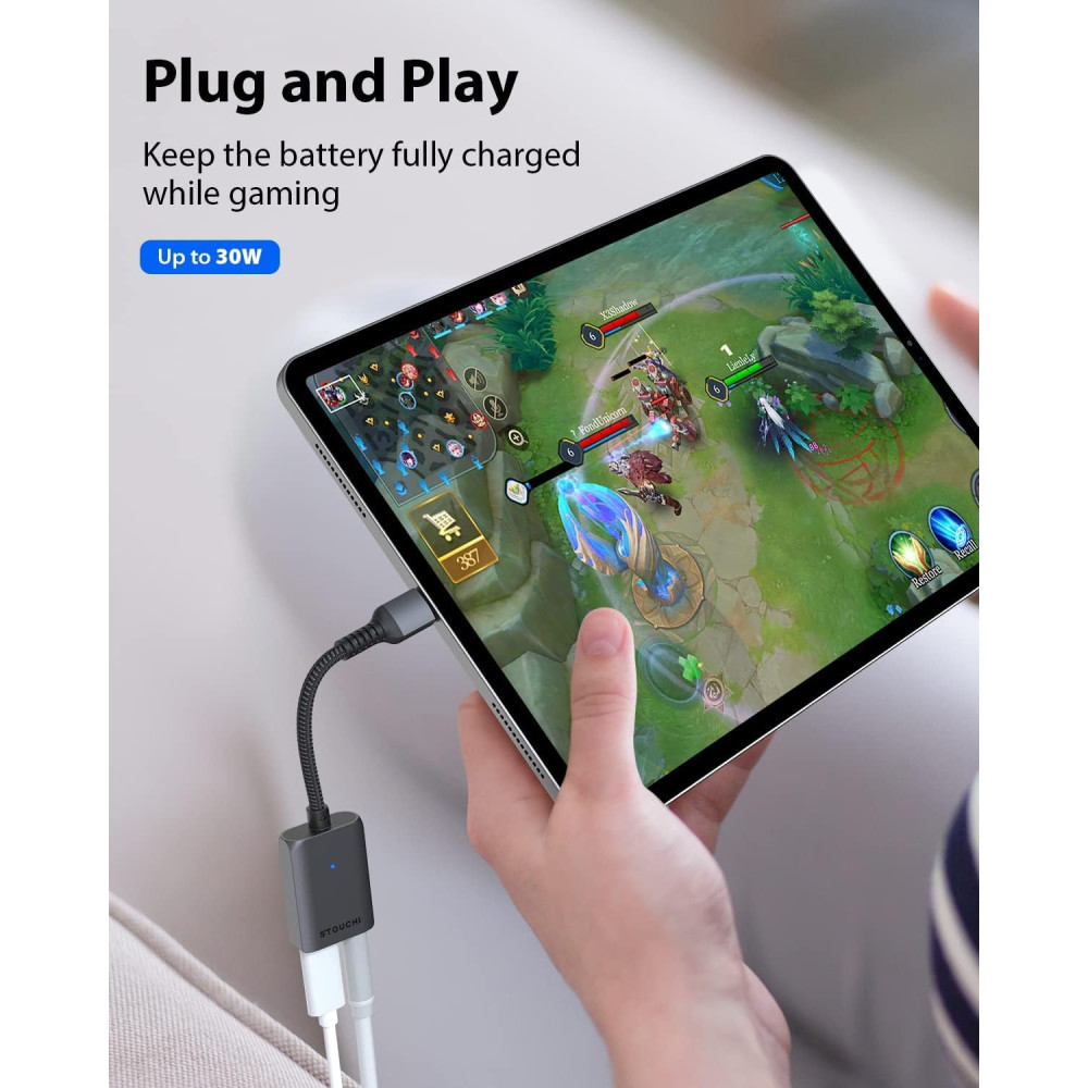 Адаптер Stouchi USB C на 3 5 мм и Type C 2в1