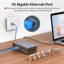 USB C Док станция с KVM переключателем для 2 компьютеров и 2 мониторов